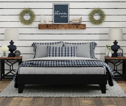 coastal style bed frame