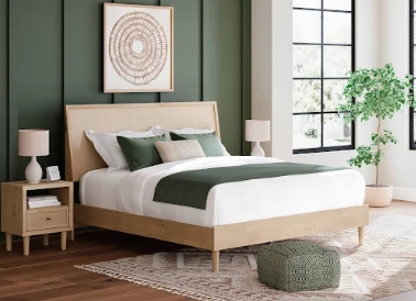 coastal style king bed