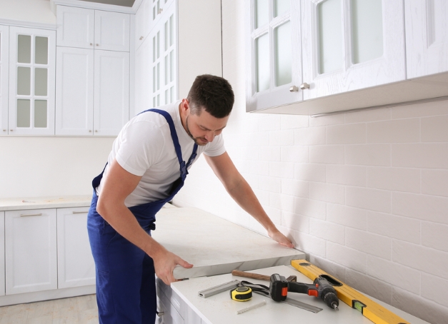 Install new countertop