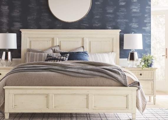 coastal king platform bed