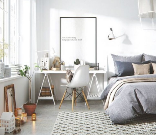 scandinavian design bedroom