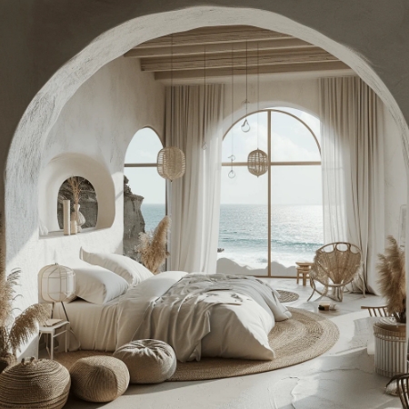 coastal chic bedroom decor