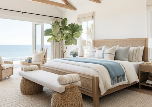 beachy bedding ideas