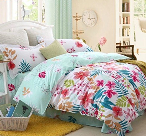 bright coastal bedding
