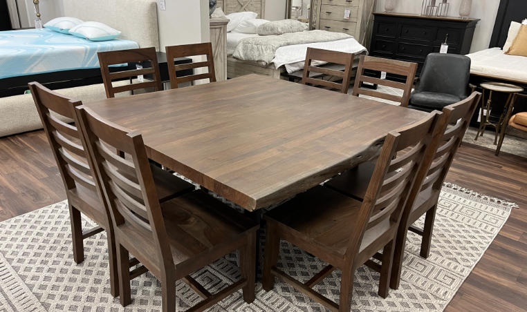 square dining table