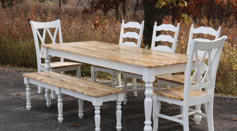 farmhouse table and chairs