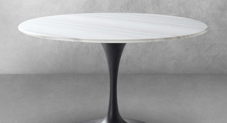 round marble dining table