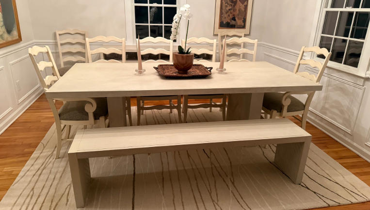 crate and barrel dining table