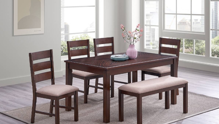 6 seater dining table and chairs