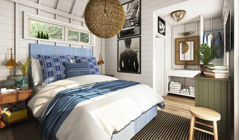coastal grandma style bedroom