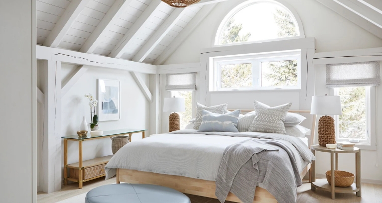 coastal industrial bedroom