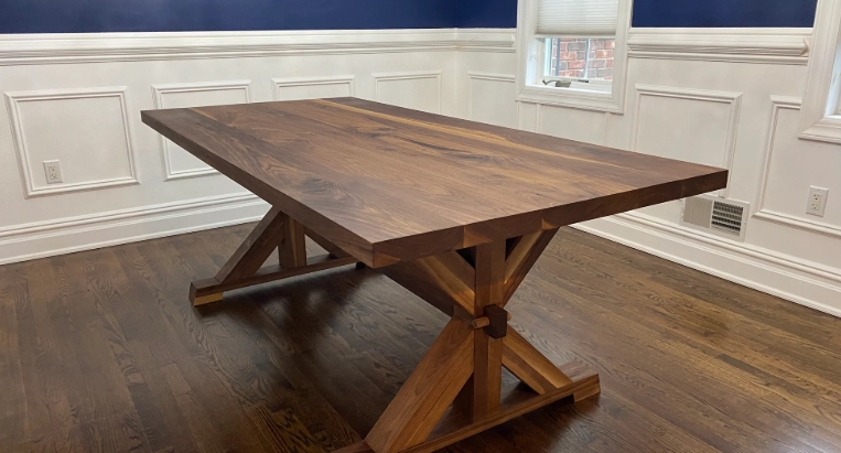 trestle dining table