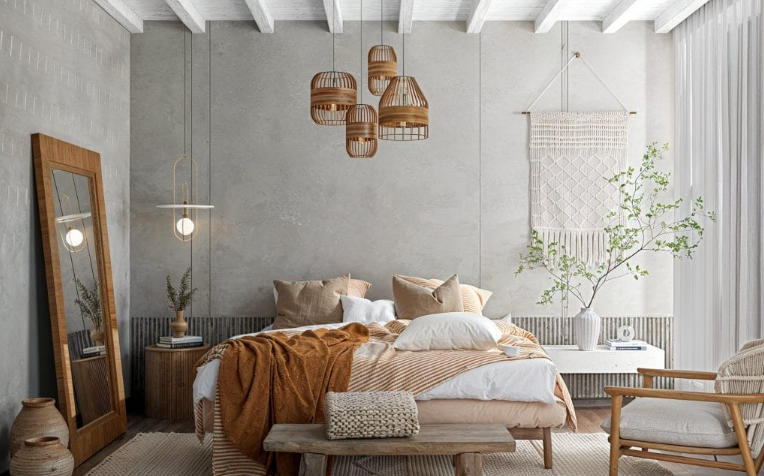 beachy boho bedroom ideas