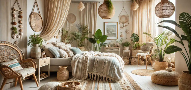 beachy boho room