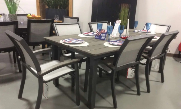 6 person dining table set