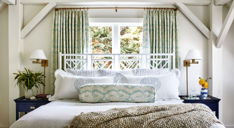 elegant coastal bedroom