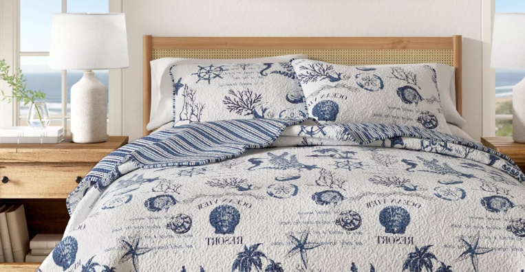 coastal queen bedding sets