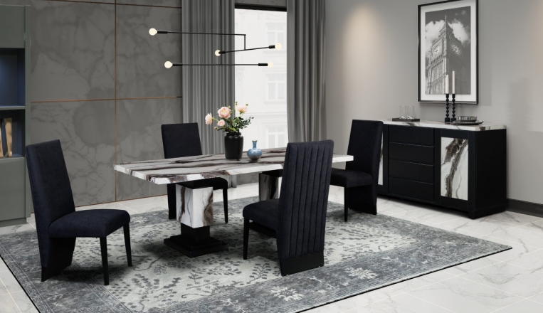 black dining chairs set of 4