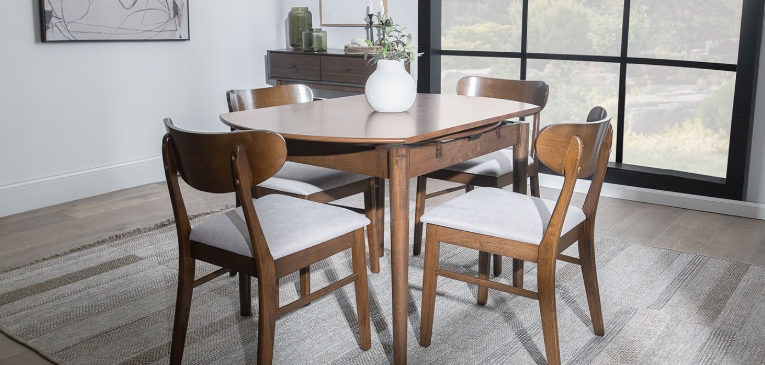 round dining table with leaf