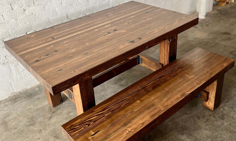 dining set with bench