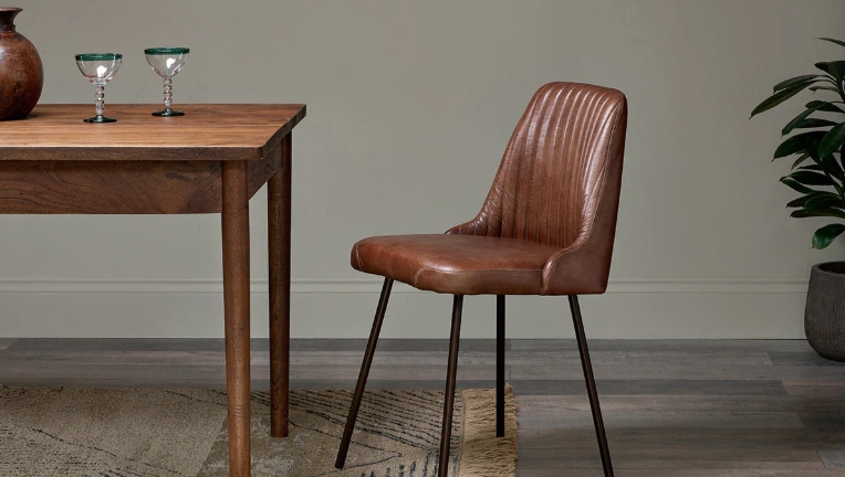 leather dining room chairs
