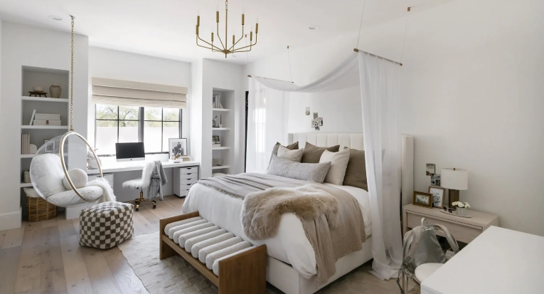 cozy coastal bedroom