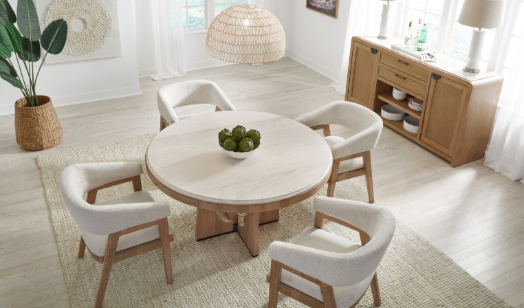 round kitchen table and chairs