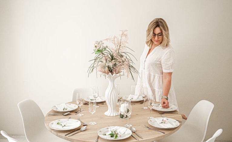 scandinavian dining table