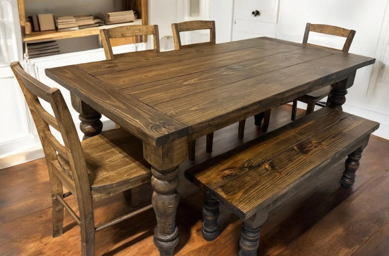 farmhouse dining table set