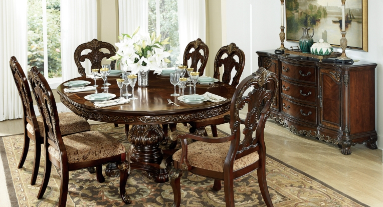 expandable round dining table