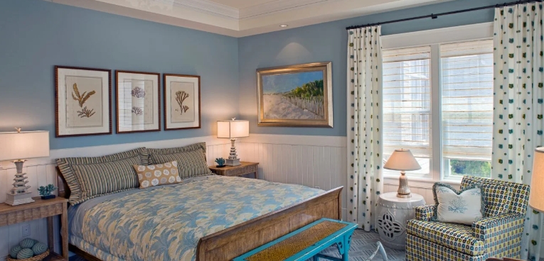 master bedroom coastal design