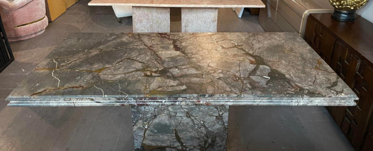 marble dining table