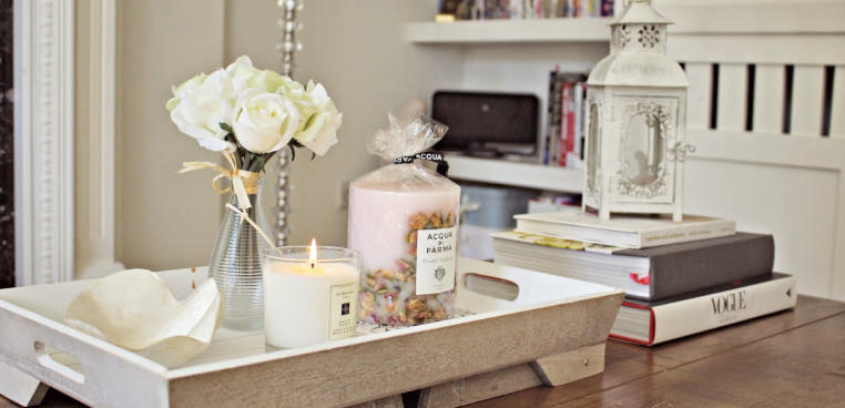 How to Style a Coffee Table with Candles and Books