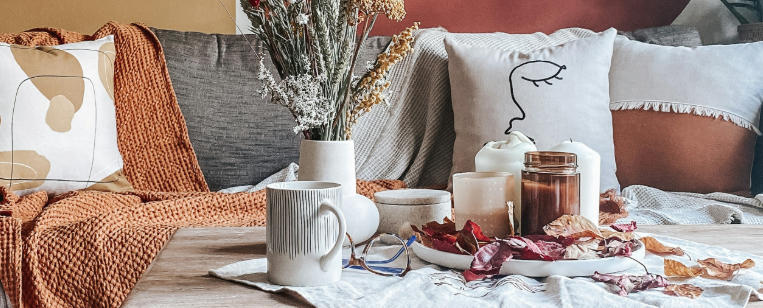 Geometric Coffee Table Decor Inspiration