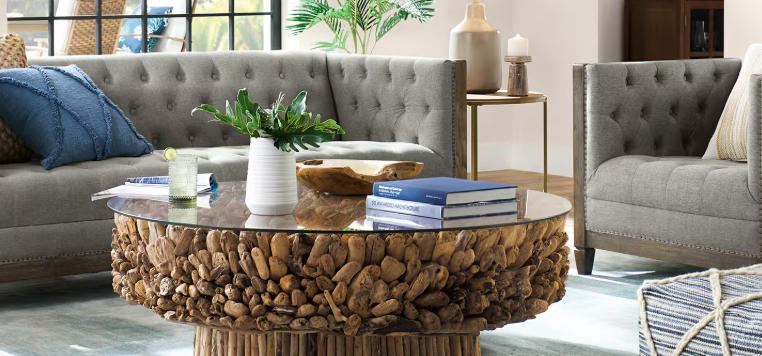 Decorating a Coffee Table with Sculptural Pieces