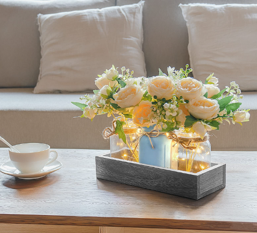 Using Flowers for Coffee Table Centerpieces
