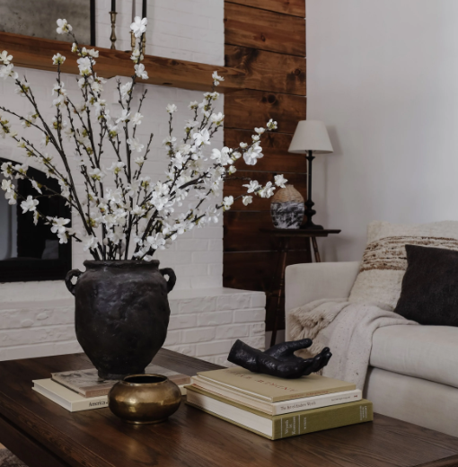 How to Layer Decor on a Coffee Table