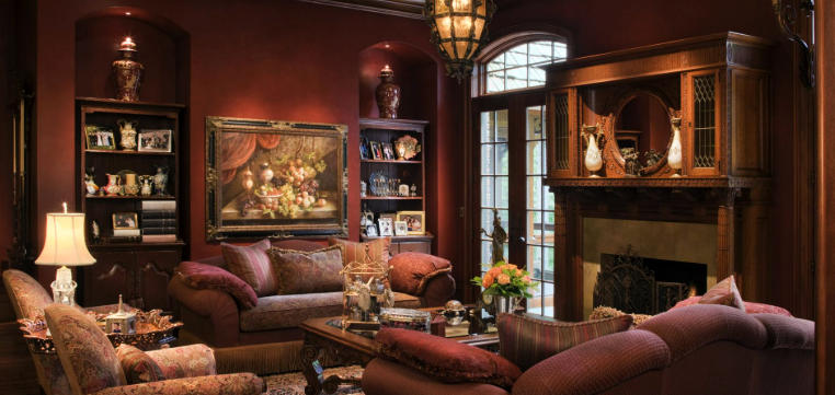 Cozy Cinnamon Brown Living Room Colors