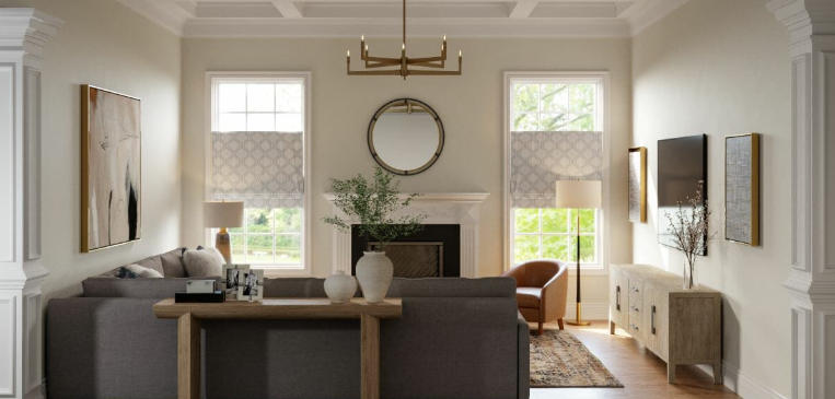 Warm Vintage Living Room Color Concepts