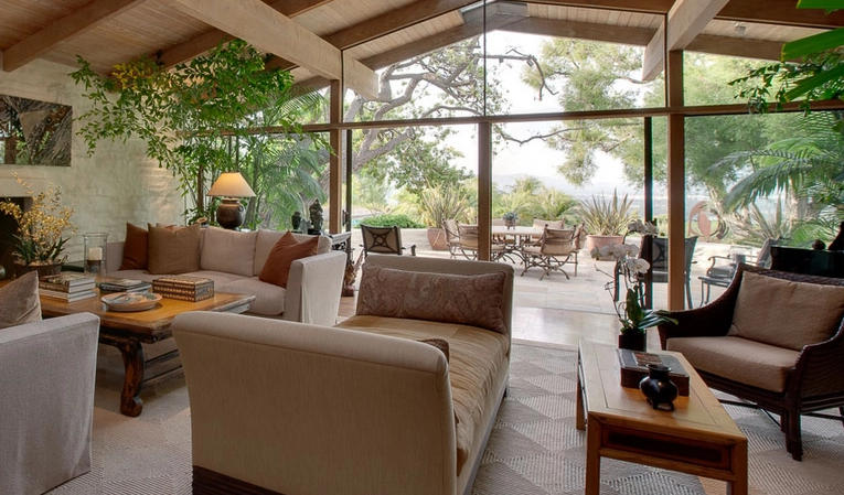 Warm Eco-Friendly Color Ideas for Natural Living Rooms