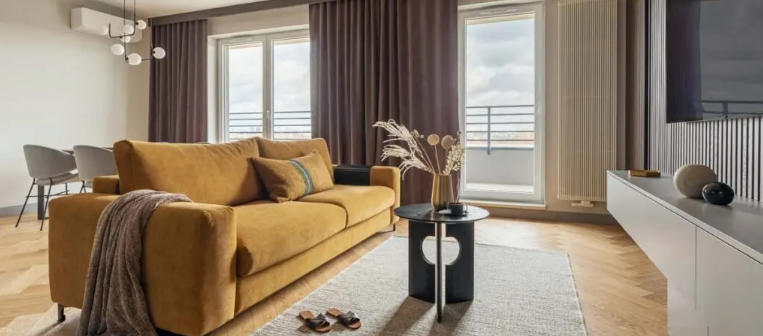 Cozy Tan and Brown Living Room Themes