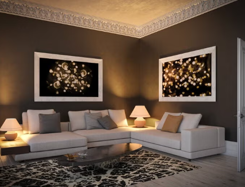 Warm Mocha Color Inspiration for Living Rooms