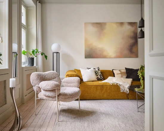 Cozy Mustard Yellow Living Room Color Ideas