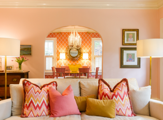 Warm Peach Color Ideas for Cozy Interiors