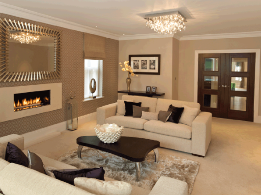 Warm Beige Living Room Color Ideas