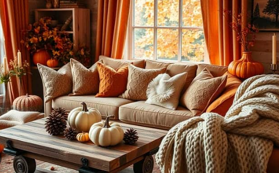 Cozy Autumn-Inspired Living Room Color Ideas