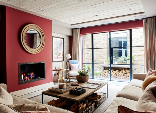 How to Create a Cozy Living Room with Warm Reds
