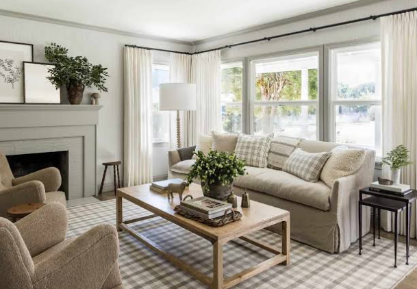 Beige and cream color ideas for small living rooms