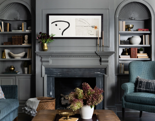 Dark color ideas for small living rooms