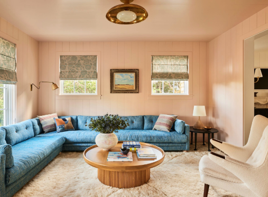 Pastel color palettes for small living rooms